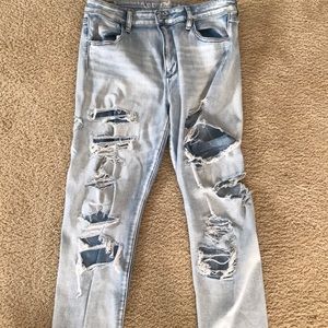 american eagle super stretch jeans